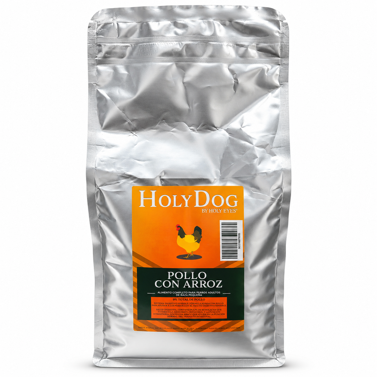 Envase Holy Dog SP Adulto Raza Pequeña · Pollo con Arroz