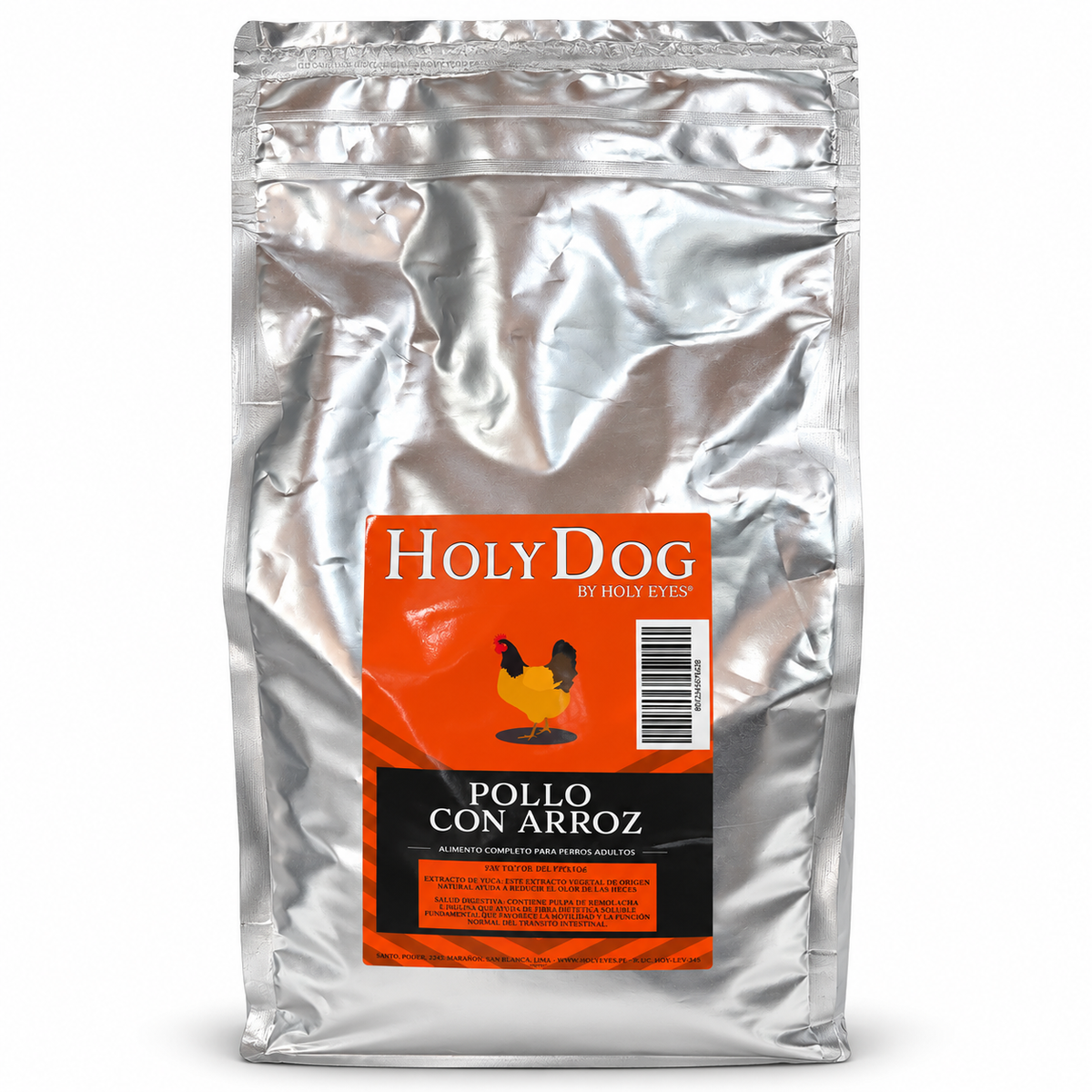 Envase Holy Dog SP Adulto · Pollo con Arroz
