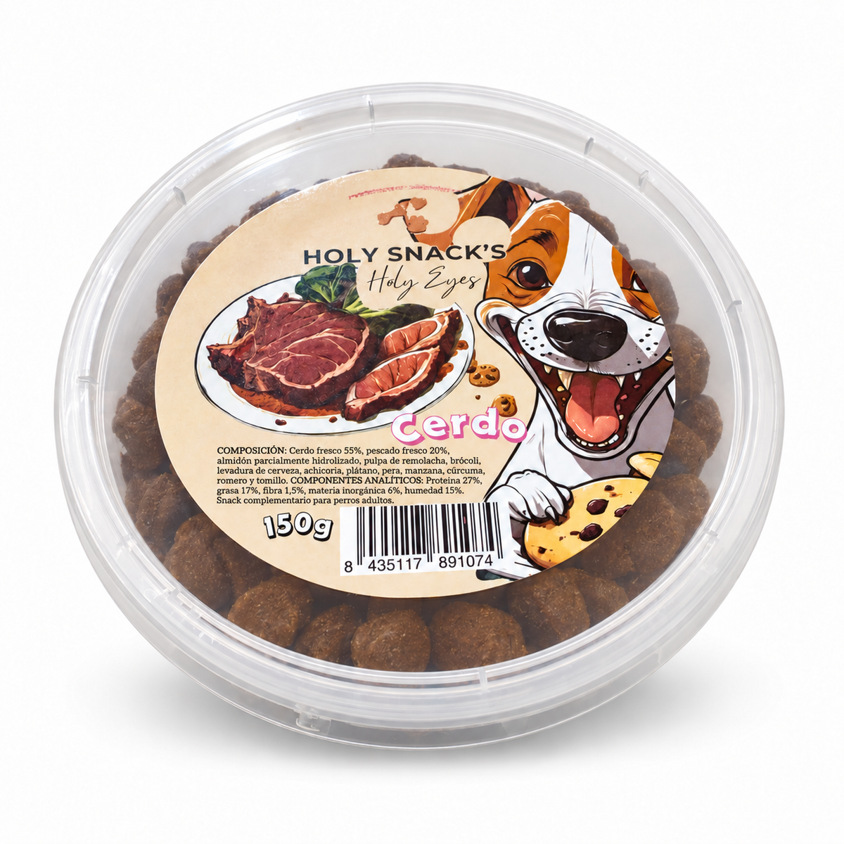 Holy Snack's Fresh Meat de cerdo, bolsa de 150 g