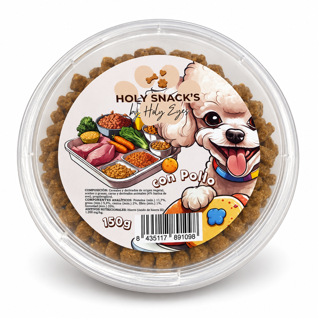 Holy Snack's Soft con sabor a pollo, bolsa de 150 g